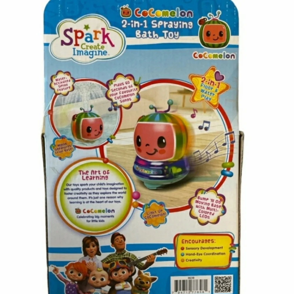 CocoMelon Spark 2 n 1 spraying light up bath toy - Picture 5 of 8